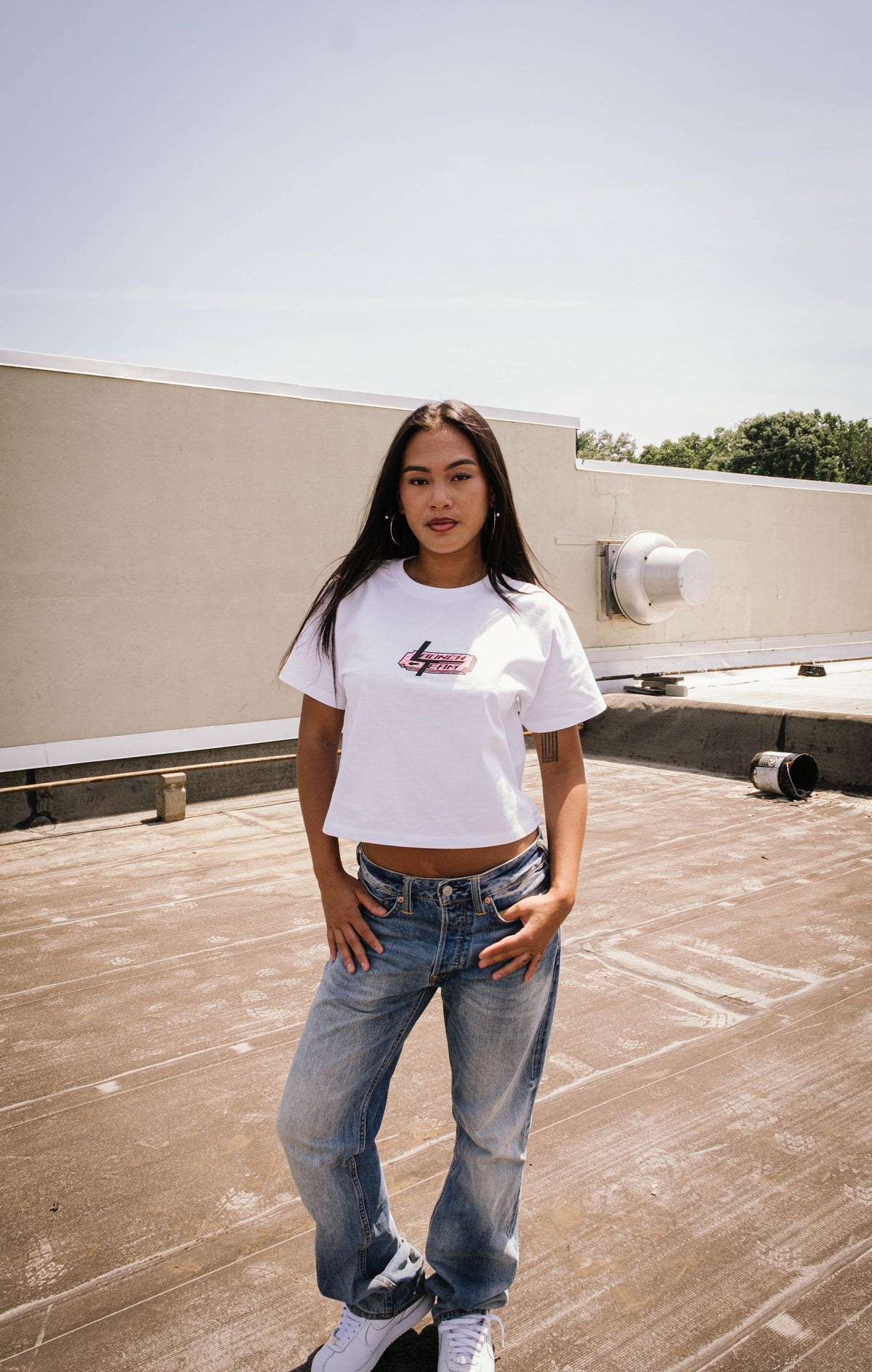 "Pink Camo" Baby Tee