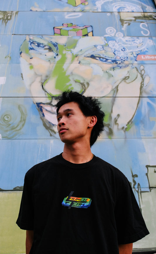 "Black Thermal" Box Logo Tee